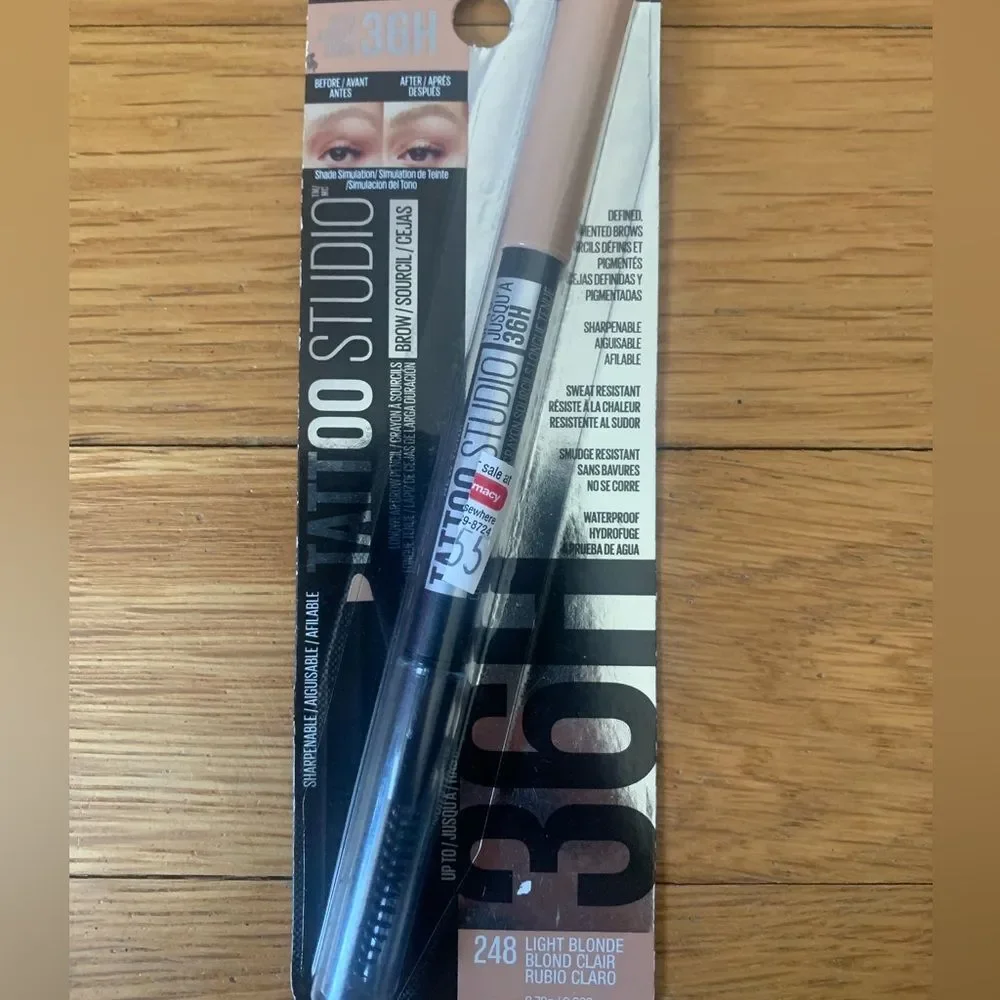 Maybelline Tattoo Studio Light Blonde Brow Pencil
